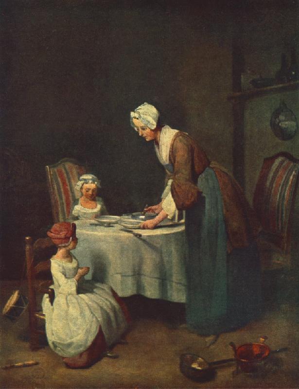 jean-Baptiste-Simeon Chardin The Prayer before Meal China oil painting art